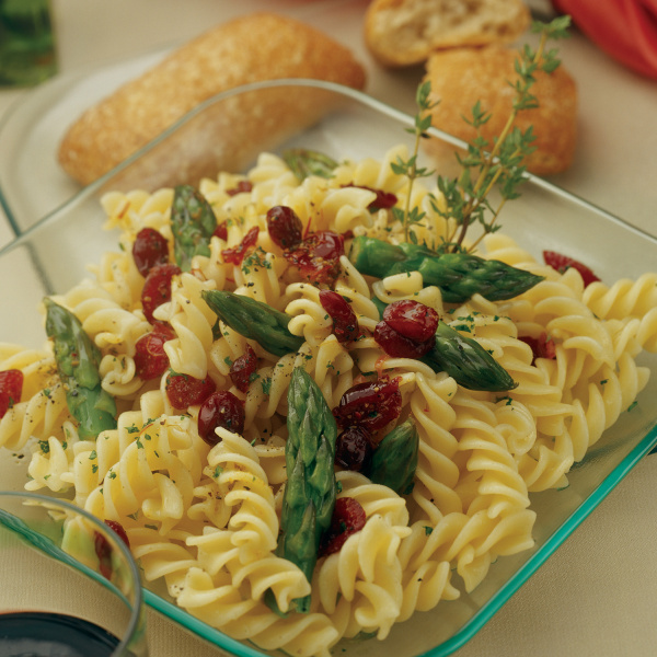 Cranberry Fusilli and Saffron Salad